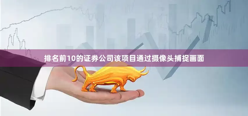 排名前10的证券公司该项目通过摄像头捕捉画面
