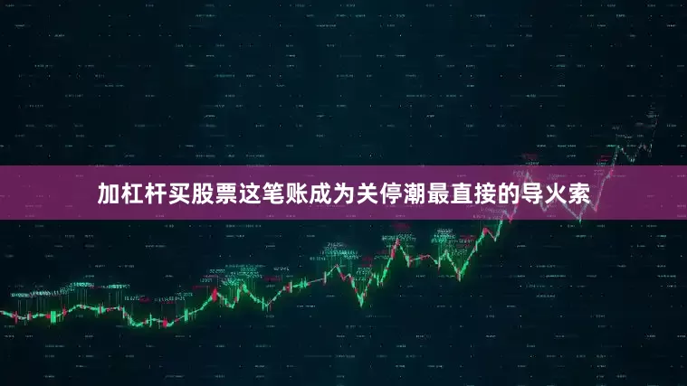 加杠杆买股票这笔账成为关停潮最直接的导火索